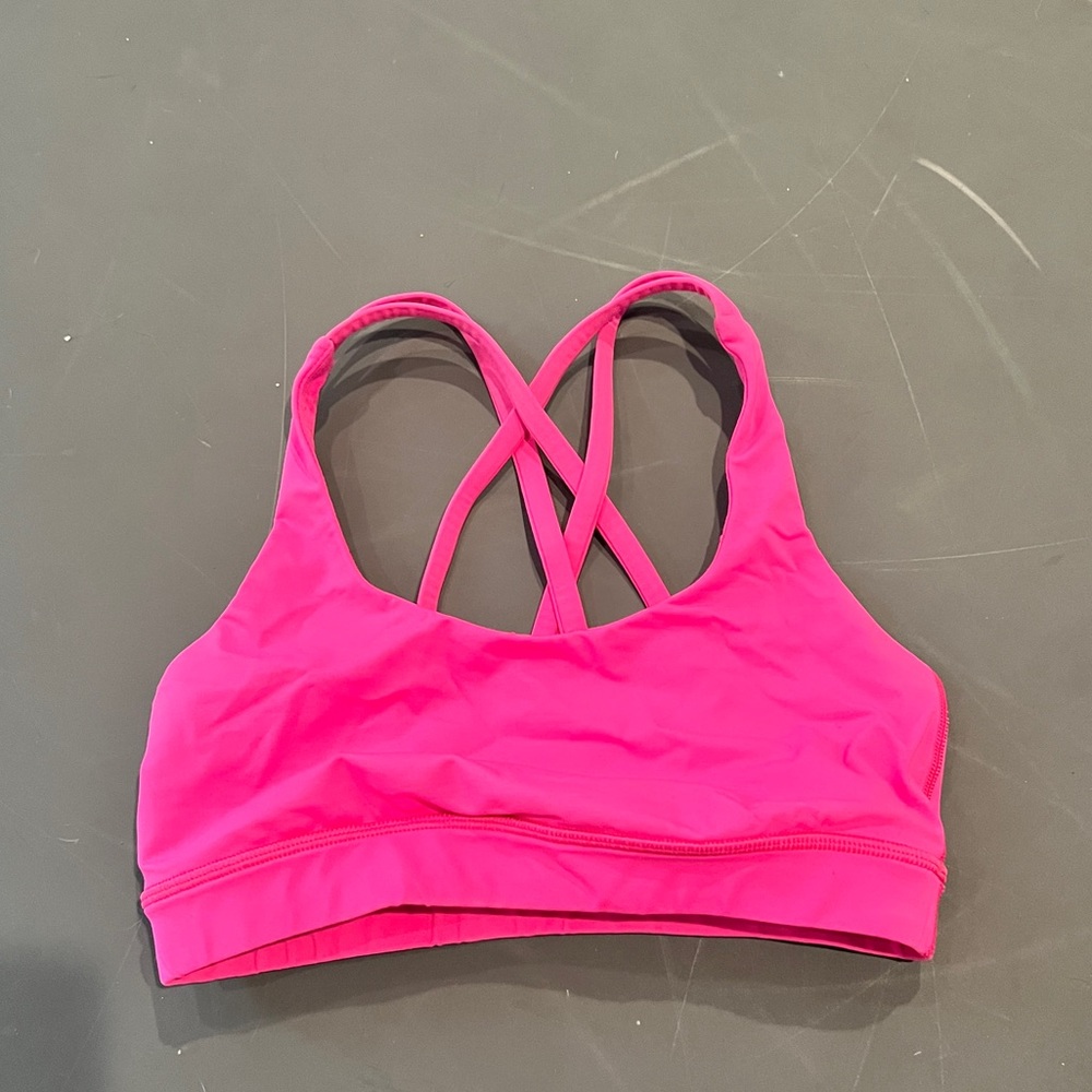 Lululemon sonic pink energy bra
